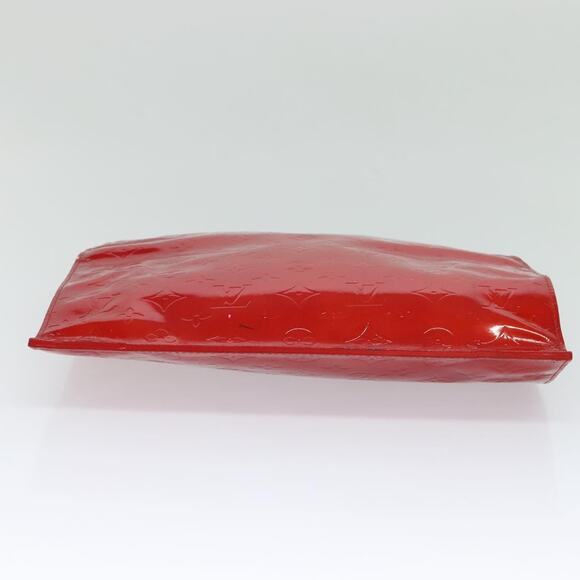 LOUIS VUITTON Monogram Vernis Stanton Tote Bag Red M91078 - Picture 9 of 12